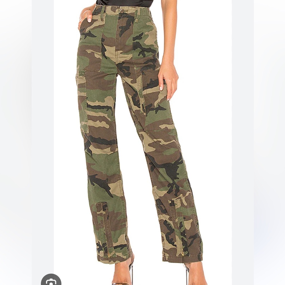 Re/Done Camouflage Cargo Pants 25
